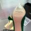 Gianvito Rossi Heel 10.5cm JAIPUR Pumps Suede Green with maxi gemstone 2023