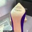 Gianvito Rossi Heel 10.5cm JAIPUR Pumps Suede Purple with maxi gemstone 2023