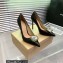 Gianvito Rossi Heel 10.5cm JAIPUR Pumps Black with maxi gemstone 2023