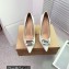 Gianvito Rossi Heel 10.5cm JAIPUR Pumps White with maxi gemstone 2023