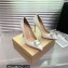 Gianvito Rossi Heel 10.5cm JAIPUR Pumps White with maxi gemstone 2023