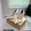 Gianvito Rossi Heel 10.5cm JAIPUR Pumps White with maxi gemstone 2023