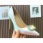 Gianvito Rossi Heel 10.5cm JAIPUR Pumps Silver with maxi gemstone 2023