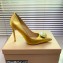 Gianvito Rossi Heel 10.5cm JAIPUR Pumps Gold with maxi gemstone 2023