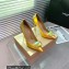 Gianvito Rossi Heel 10.5cm JAIPUR Pumps Gold with maxi gemstone 2023