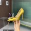 Gianvito Rossi Heel 10.5cm JAIPUR Pumps Gold with maxi gemstone 2023