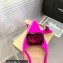 Gianvito Rossi Heel 8.5cm JAIPUR Mules Satin Fuchsia with maxi gemstone 2023