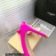 Gianvito Rossi Heel 8.5cm JAIPUR Mules Satin Fuchsia with maxi gemstone 2023