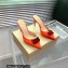 Gianvito Rossi Heel 8.5cm JAIPUR Mules Satin Orange with maxi gemstone 2023