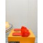 Louis Vuitton Mink Fur Lock It Flat Mules Red 2023