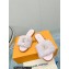 Louis Vuitton Mink Fur Lock It Flat Mules Light Pink 2023