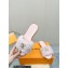 Louis Vuitton Mink Fur Lock It Flat Mules Light Pink 2023