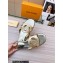 Louis Vuitton leather LV Isola Flat Mules Gold 2023