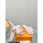 Louis Vuitton Mink Fur Lock It Flat Mules Light Pink 2023