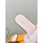 Louis Vuitton Mink Fur Lock It Flat Mules Light Pink 2023