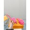 Louis Vuitton Mink Fur Lock It Flat Mules Fuchsia 2023