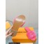 Louis Vuitton Mink Fur Lock It Flat Mules Fuchsia 2023