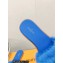 Louis Vuitton Mink Fur Lock It Flat Mules Blue 2023