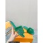 Louis Vuitton Mink Fur Lock It Flat Mules Green 2023