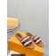Louis Vuitton Lock It Flat Mules in Raffia and Calf Leather Burgundy 2023