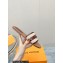 Louis Vuitton Lock It Flat Mules in Raffia and Calf Leather Burgundy 2023