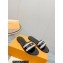 Louis Vuitton Lock It Flat Mules in Raffia and Calf Leather Black 2023