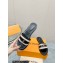 Louis Vuitton Lock It Flat Mules in Raffia and Calf Leather Black 2023