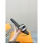 Louis Vuitton Lock It Flat Mules in Raffia and Calf Leather Black 2023