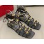 Valentino Rockstud Net Kidskin Sandals Black 2023
