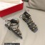 Valentino Rockstud Net Kidskin Sandals Black 2023