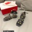 Valentino Rockstud Net Kidskin Sandals Black 2023