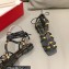 Valentino Rockstud Net Kidskin Sandals Black 2023