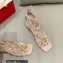 Valentino Rockstud Net Kidskin Sandals Nude 2023