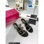 Valentino Plexi Heel 6cm Rockstud Slider Sandals Black In Polymer Material 2023