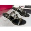Valentino Plexi Heel 6cm Rockstud Slider Sandals Black In Polymer Material 2023