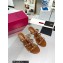 Valentino Plexi Heel 6cm Rockstud Slider Sandals Brown In Polymer Material 2023