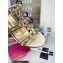 Valentino Plexi Heel 6cm Rockstud Slider Sandals Gold In Polymer Material 2023