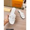 Louis Vuitton leather LV Isola Flat Mules White 2023