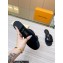 Louis Vuitton leather LV Isola Flat Mules Black 2023