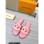 Louis Vuitton leather LV Isola Flat Mules Pink 2023