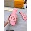 Louis Vuitton leather LV Isola Flat Mules Pink 2023