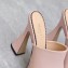 Gucci Heel 13cm Platform 4cm Interlocking G studs Slide Sandals 740426 Light Pink 2023
