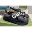 Gucci script Leather Sandals 738691 Black/White 2023
