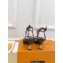 Louis Vuitton Heel 6.5cm Sparkle Sandals Monogram with LV Initials chain 2023