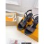 Louis Vuitton Heel 11cm Platform 4cm Sandals Monogram with LV Initials chain 2023