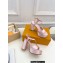 Louis Vuitton Heel 11cm Platform 4cm Sandals Satin Pink with LV Initials chain 2023