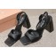 Miu Miu High Heel Leather sandals Black 2023