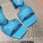 Miu Miu High Heel Leather sandals Blue 2023