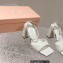 Miu Miu High Heel Leather sandals White 2023