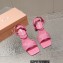 Miu Miu High Heel Leather sandals Pink 2023